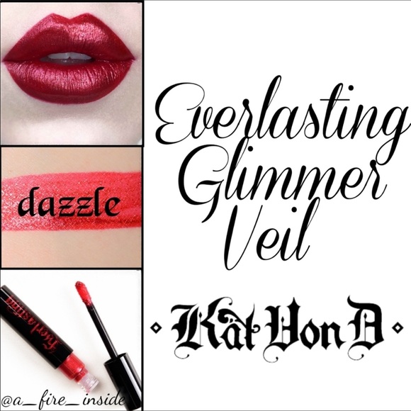 KVD Dazzle Everlasting Glimmer Veil Liq Lip red - Picture 3 of 11